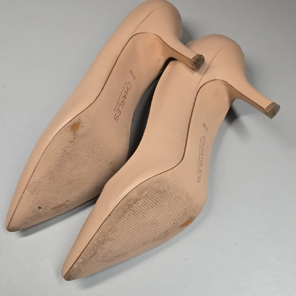 Charles By Charles David Nude Heels - Picture 3 of 8